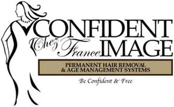 A logo for confidence hair removal and age management system.